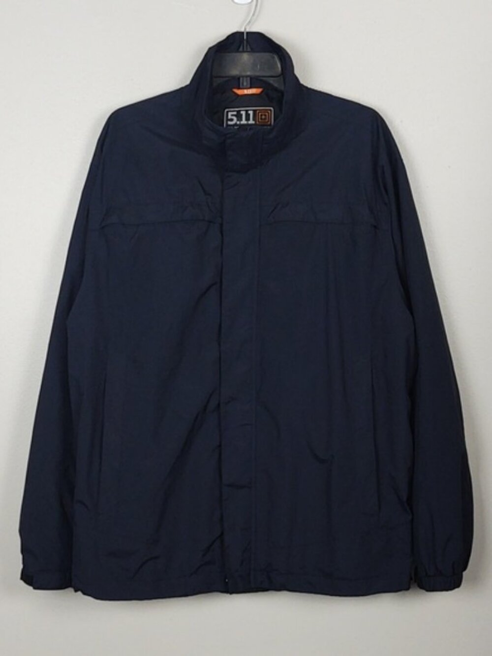 5.11 Tactical Jacket Men's XL Navy Blue Waterproof Nylon Rain Shell Windbreaker